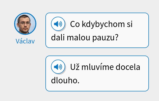 Co kdybychom si dali malou pauzu?