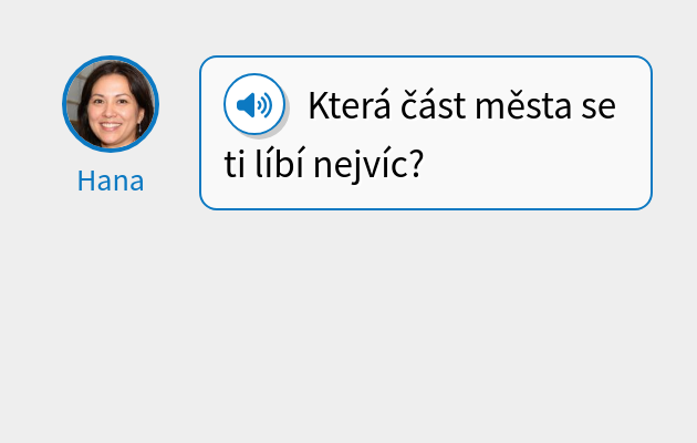 Která část města se ti líbí nejvíc?