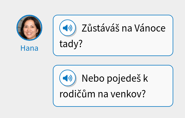 Zůstáváš na Vánoce tady?