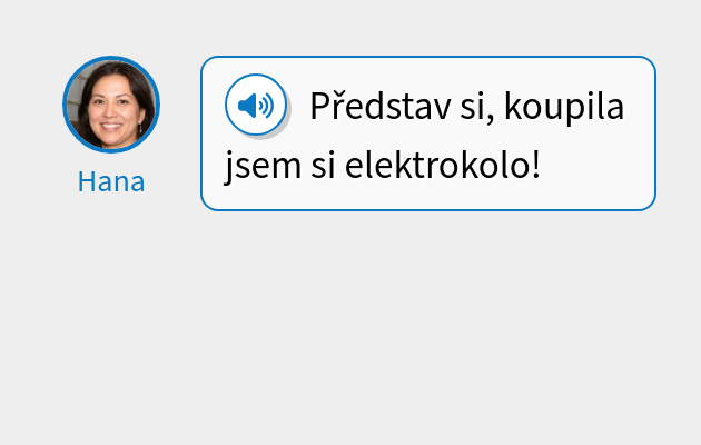 Představ si, koupila jsem si elektrokolo!