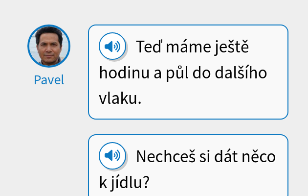 Teď máme ještě hodinu a půl do dalšího vlaku.