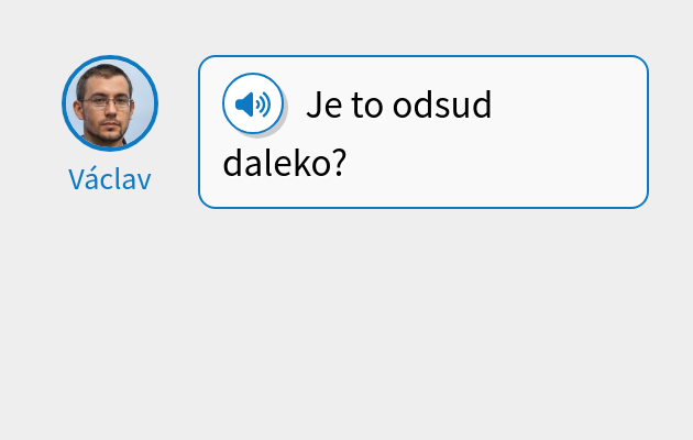 Je to odsud daleko?