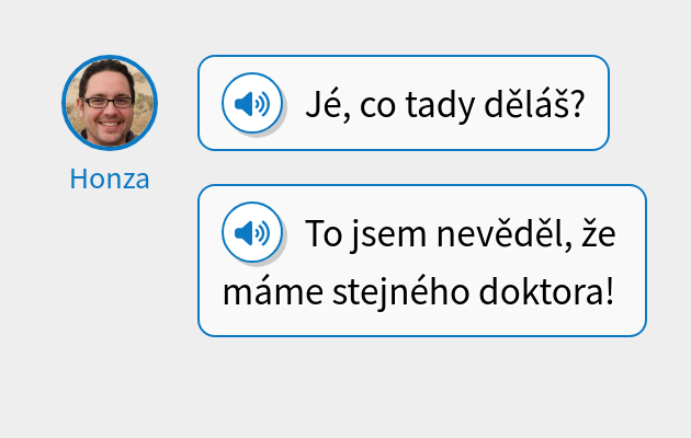 Jé, co tady děláš?
