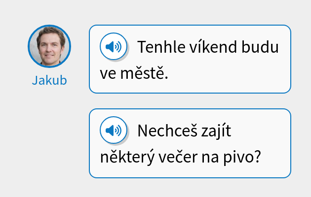 Tenhle víkend budu ve městě.