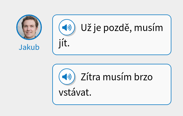 Už je pozdě, musím jít.