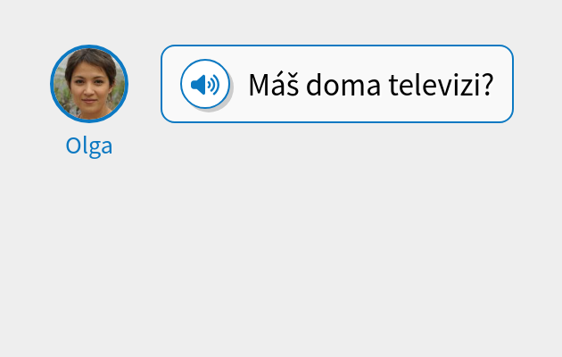 Máš doma televizi?