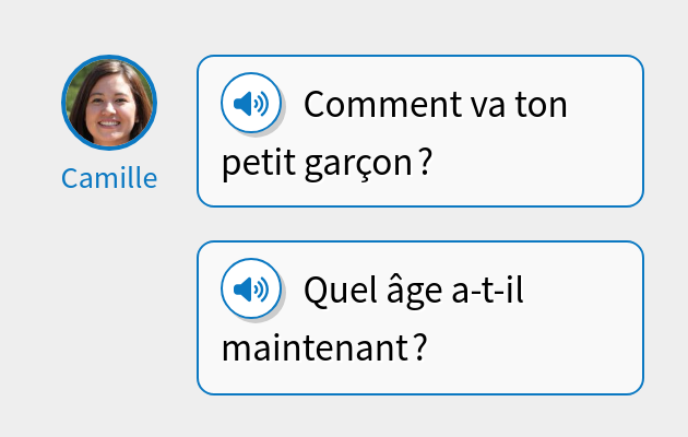 Comment va ton petit garçon ?