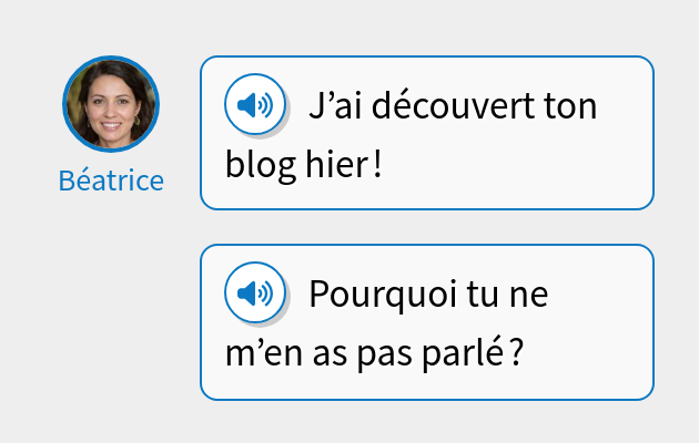 J’ai découvert ton blog hier !