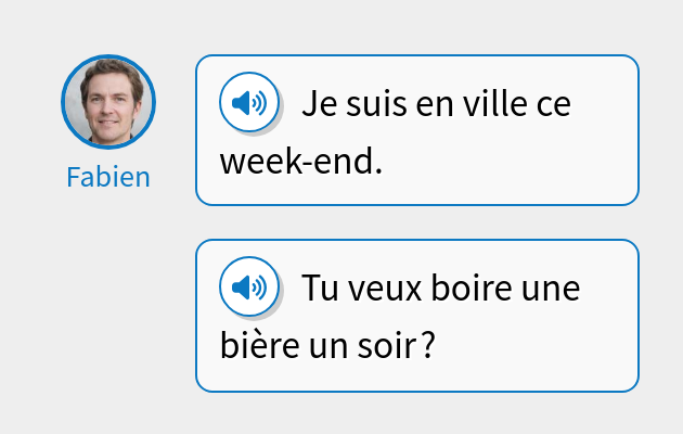 Je suis en ville ce week-end.