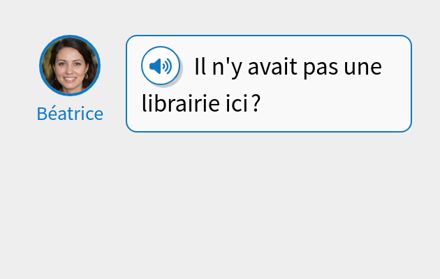 Il n'y avait pas une librairie ici ?