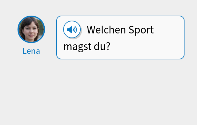 Welchen Sport magst du?