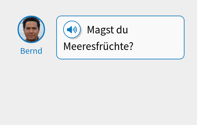 Magst du Meeresfrüchte?