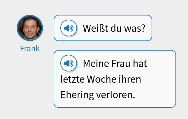 Weißt du was?
