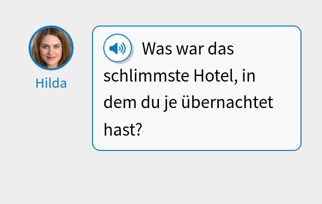 Was war das schlimmste Hotel, in dem du je übernachtet hast?