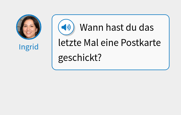 Wann hast du das letzte Mal eine Postkarte geschickt?