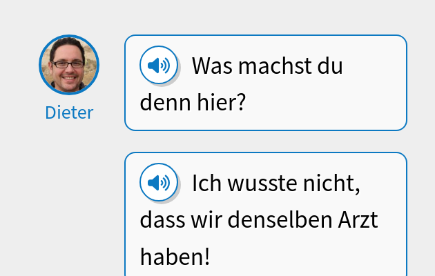 Was machst du denn hier?