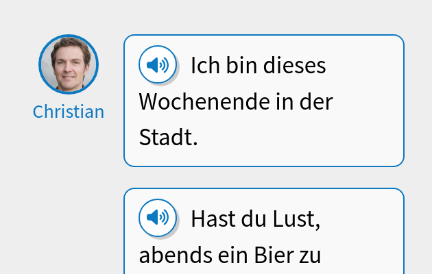Ich bin dieses Wochenende in der Stadt.