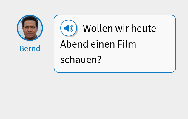 Wollen wir heute Abend einen Film schauen?