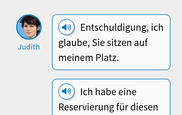 Entschuldigung, ich glaube, Sie sitzen auf meinem Platz.