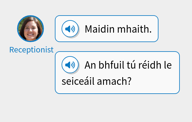 Maidin mhaith.