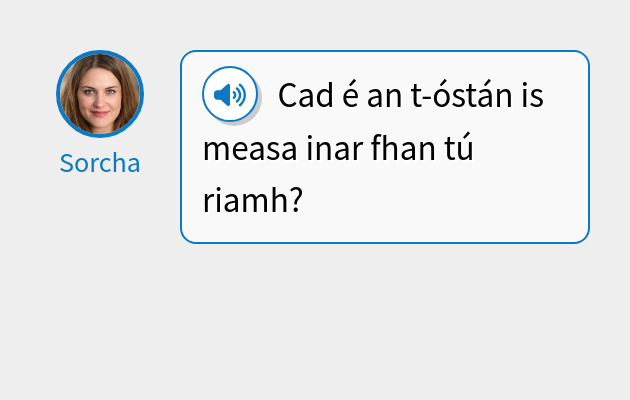 Cad é an t-óstán is measa inar fhan tú riamh?