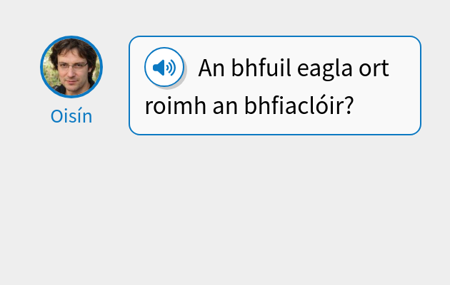 An bhfuil eagla ort roimh an bhfiaclóir?