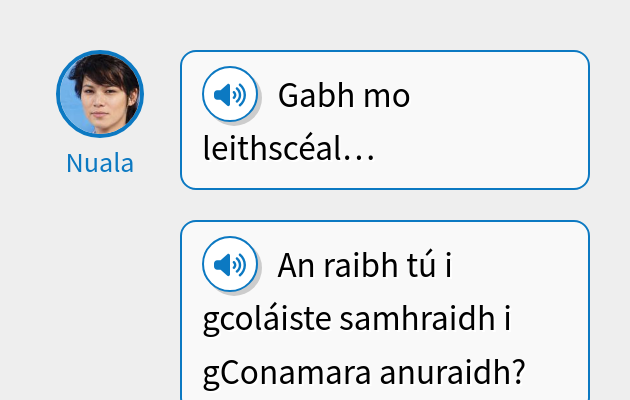 Gabh mo leithscéal…