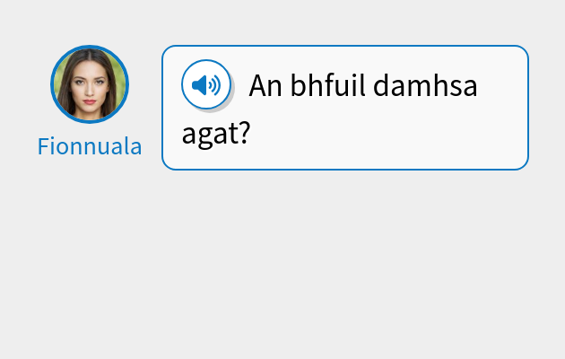 An bhfuil damhsa agat?