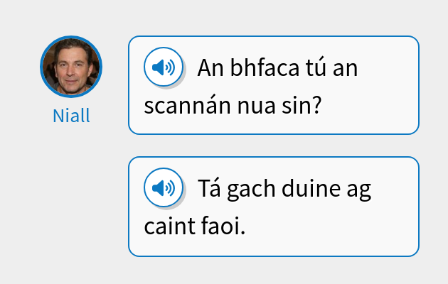 An bhfaca tú an scannán nua sin?